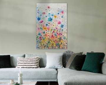 Flowers 1015 | Flower Painting by Wonderful Art