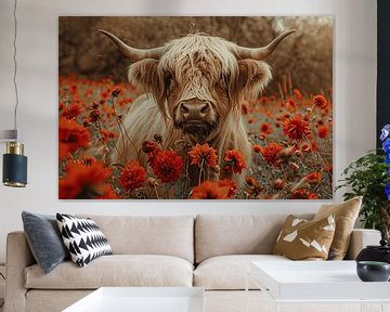 Spring beauty among Scottish Highlanders by Karina Brouwer