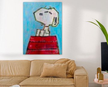 Home sweet home, snoopy abstract van Danielle Ducheine