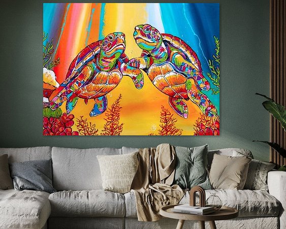 Example of the artwork in a room