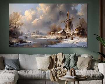 Dutch winter by Kees van den Burg
