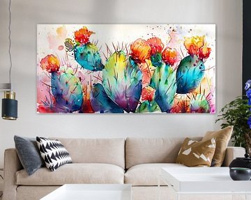 Flowering Cactus Garden 5 by ByNoukk