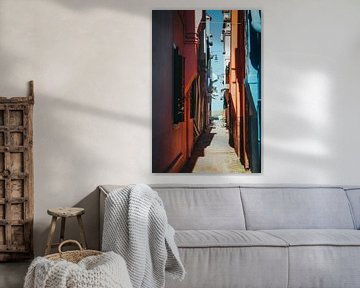 Die Straßen von Burano, Venedig, Italien von Pitkovskiy Photography|ART