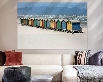 southafrica ... muizenberg beach huts III sur Meleah Fotografie