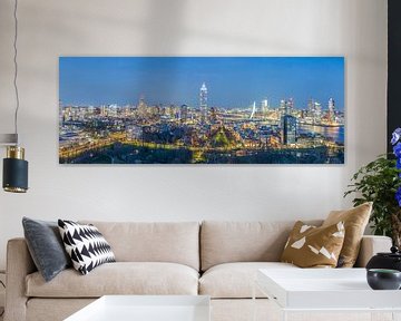 PANORAMA THE VIEW OF ROTTERDAM SKYLINE by Patrick Oosterman