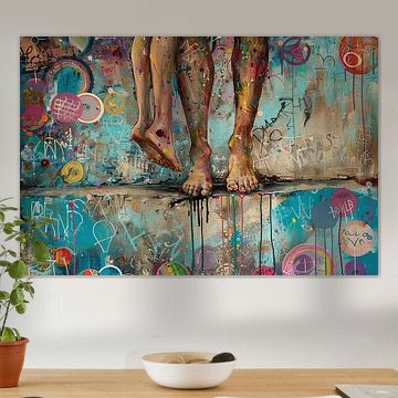 Modern Abstract | Legs and Feet sur Peintures accrocheuses