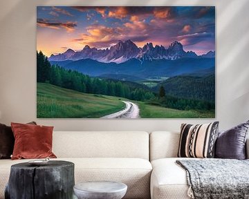 Lumière magique, Dolomites