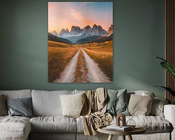 Jeu d'ombres des Dolomites