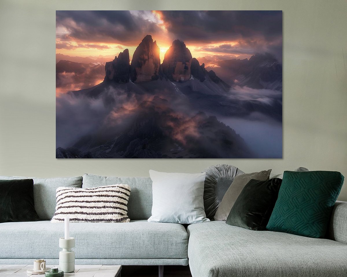 Example of the artwork in a room