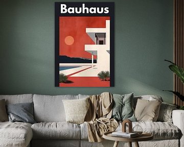 Bauhaus poster art print by Niklas Maximilian