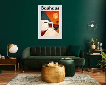 Bauhaus poster art print by Niklas Maximilian