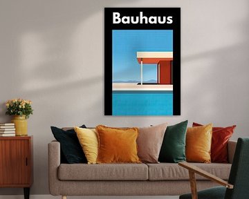 Bauhaus Poster Kunstdruck von Niklas Maximilian