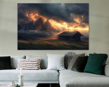Unberührte Schönheit der Dolomitenlandschaft