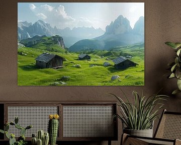 Des sommets scintillants sous le soleil des Dolomites