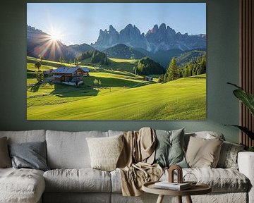 Un calme céleste dans les Dolomites