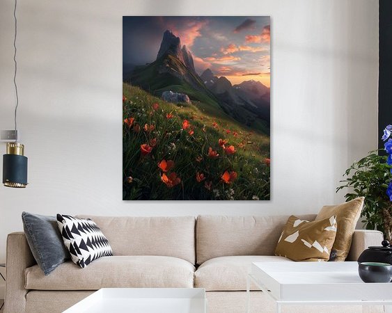 Example of the artwork in a room