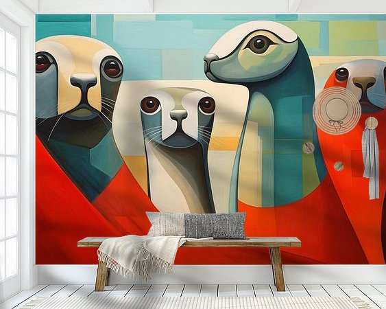 Example of the artwork in a room