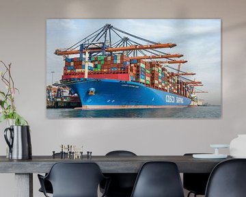 Le porte-conteneurs Virgo de Cosco Shipping. sur Jaap van den Berg