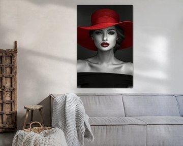 woman with hat by Egon Zitter