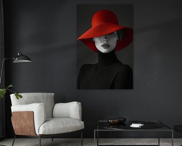 woman with hat by Egon Zitter