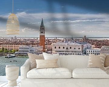 XXL panorama van de stad Venetië in Italië.