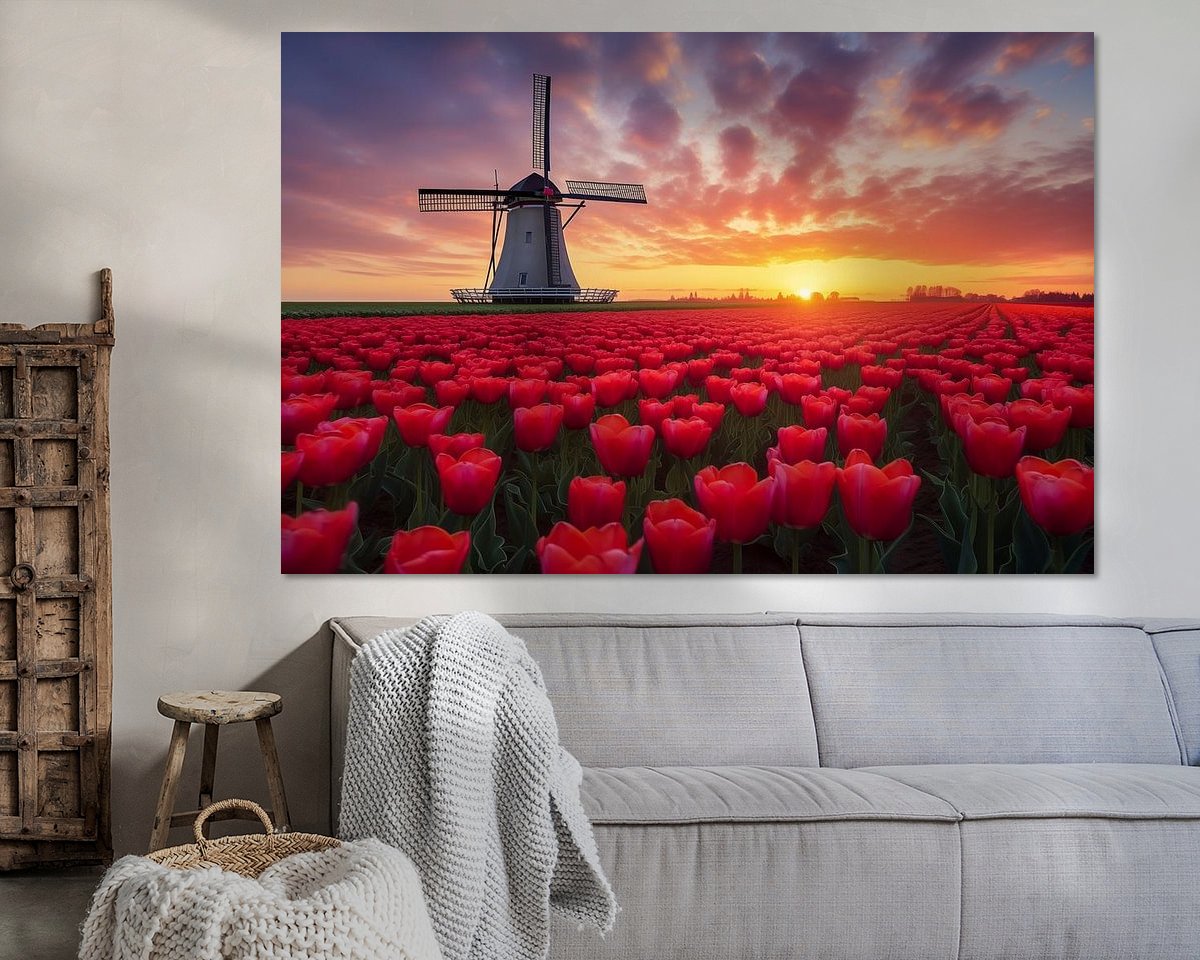 Example of the artwork in a room