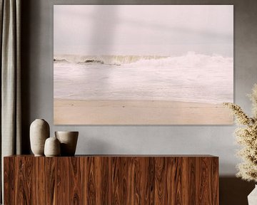 Minimalist Waves in Malibu by Patrycja Polechonska