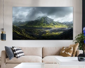 Vallées verdoyantes d'Islande
