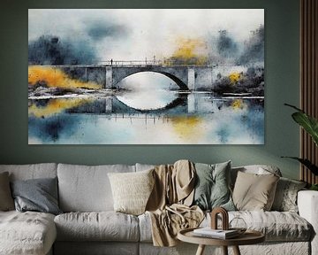 Brücke Watercolor-Look 01