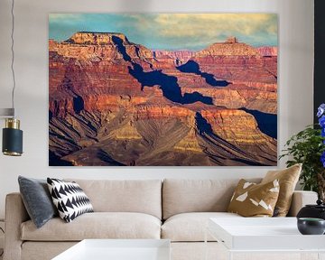  Wunderbare Abendlicht über den Grand Canyon, USA