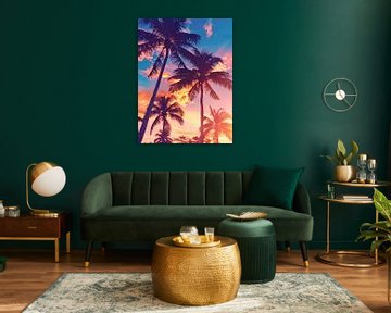 Tropical palm trees by Studio Allee