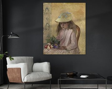 Portret van Jeanne Pissarro, Camille Pissarro