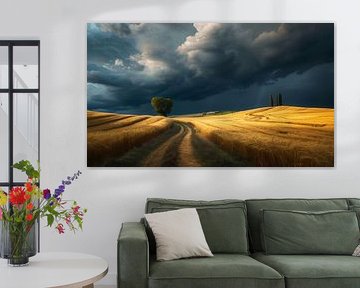 Jeux de lumière dans la campagne toscane