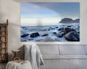 Plage de Lofoten Uttakleiv sur Martin Jansen