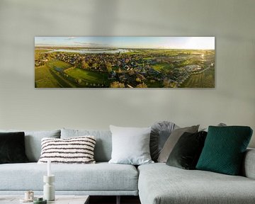 Zalk village near the river IJssel during autumn by Sjoerd van der Wal Photography