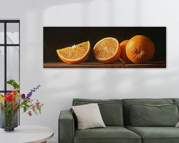 Malerei Orange von Blikvanger Schilderijen