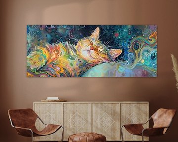 Painting Cat | Cats by Wonderful Art