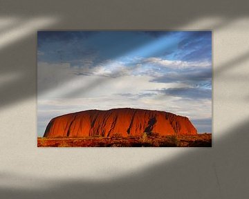 Soirée à Uluru, Outback, Australie