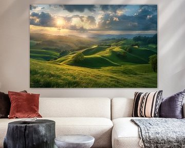 L'été français : idylle au coucher du soleil