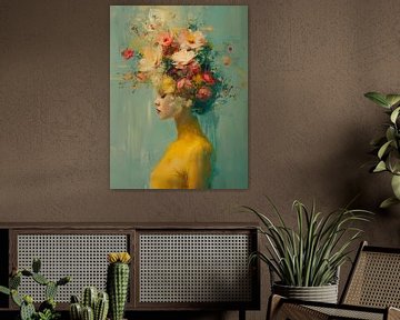 Het meisje en de bloemen van Carla Van Iersel