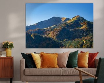 Fellhorn, 2038m, and Söllereck, 1706m, in autumn, Allgäu Alps by Walter G. Allgöwer