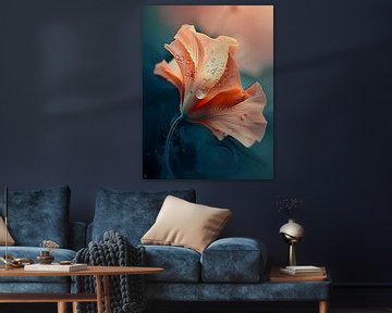 bloemen schilderij van PixelPrestige