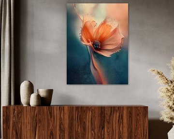 Bloemen schilderij van PixelPrestige