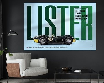 Lister-Jaguar Knobbly Tribute by Theodor Decker