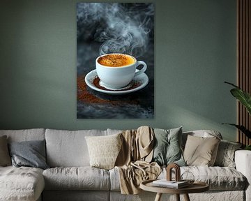 kop koffie of cappuccino van Egon Zitter
