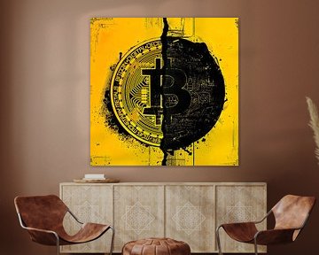 Bitcoin-Logo von PixelPrestige