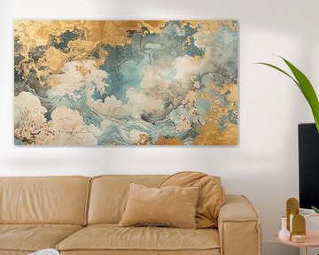 Modern en chic abstract droomlandschap van Studio Allee