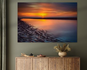 Oranger Sonnenuntergang von Richard Guijt Photography
