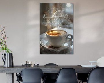 drink a cup of coffee or cappuccino by Egon Zitter