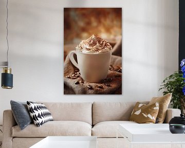 eine Tasse Kaffee oder Cappuccino trinken von Egon Zitter